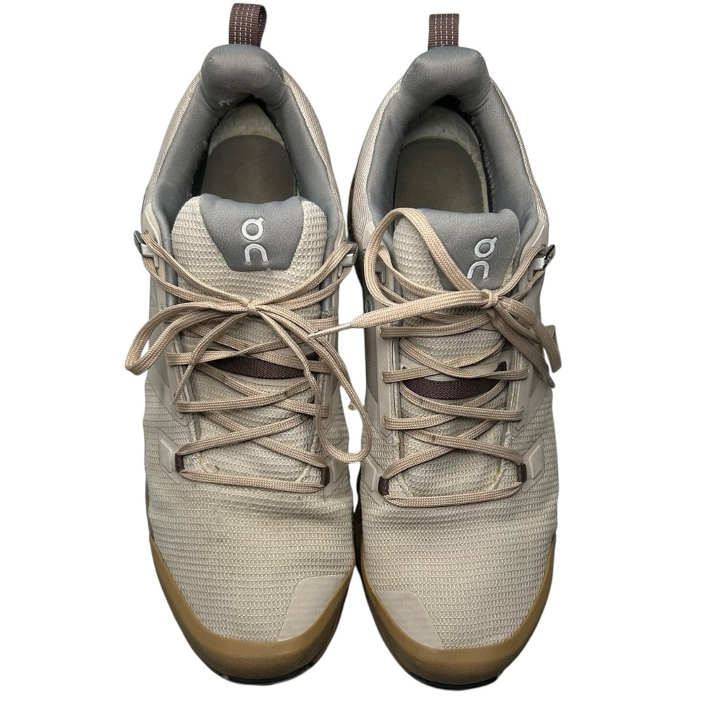 On Running Cloudwander Waterproof Trail Shoes Men’s 13 Tan Brown Hiking Sneaker - Picture 9 of 15